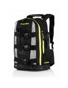 Mochila Acerbis Shadow 38 L Negro/Amarillo Fluo