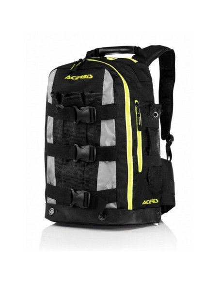 Mochila Acerbis Shadow 38 L Negro/Amarillo Fluo