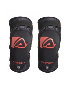 Rodilleras Infantiles Acerbis Soft Negro/Rojo