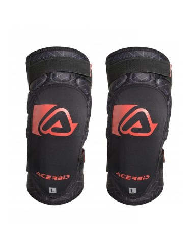 Rodilleras Infantiles Acerbis Soft Negro/Rojo
