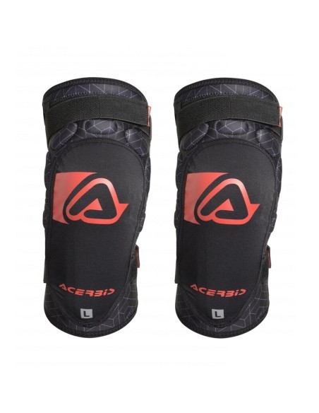 Rodilleras Infantiles Acerbis Soft Negro/Rojo