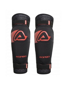 Coderas Infantiles Acerbis Soft Negro/Rojo