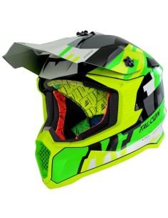 Casco MT Falcon Arya Matt Amarillo Fluor