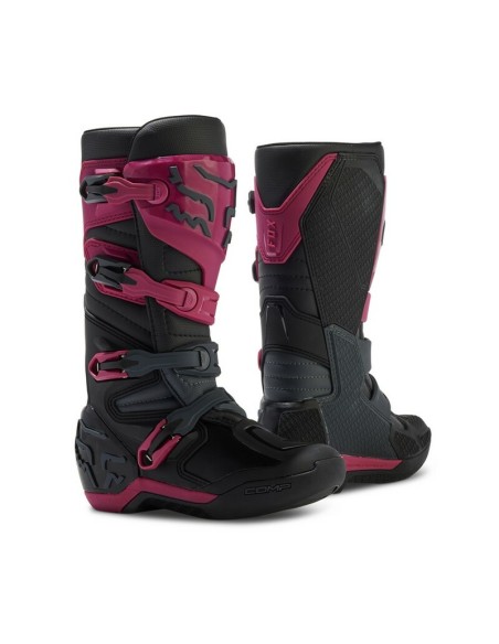 Botas Mujer Fox Comp Negro/Granate