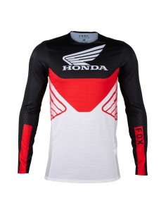 Jersey Fox Flexair Honda Negro/Blanco