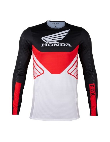 Jersey Fox Flexair Honda Negro/Blanco