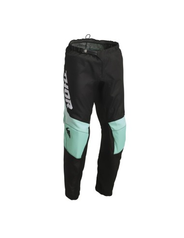 Pantalón Infantil Thor Sector Chev Negro/Turquesa