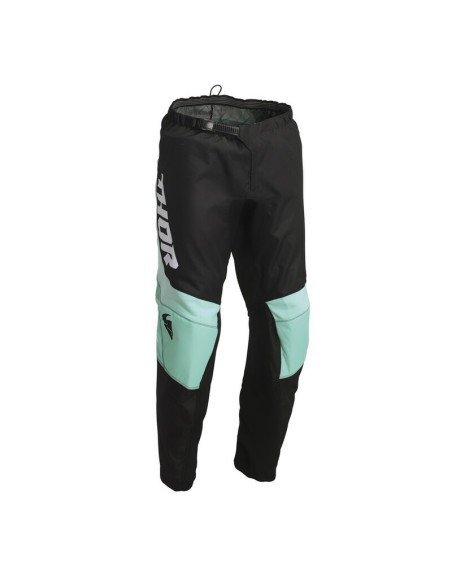 Pantalón Infantil Thor Sector Chev Negro/Turquesa