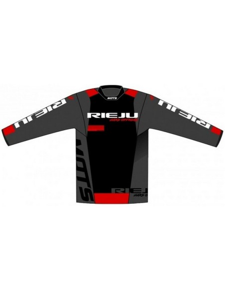 Jersey Rieju Hard Negro/Gris/Rojo