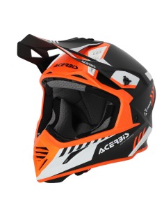 Casco Acerbis X-Track MIPS Negro/Naranja Fluo