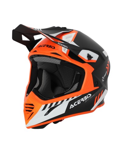Casco Acerbis X-Track MIPS Negro/Naranja Fluo