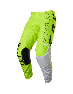 Pantalón Infantil Fox 180 Skew Amarillo Fluo