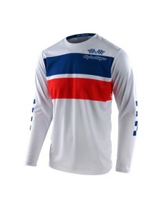 Jersey Troy Lee Designs GP Racing Stripe Blanco