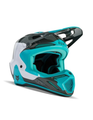 Casco Fox V3 Revise Turquesa