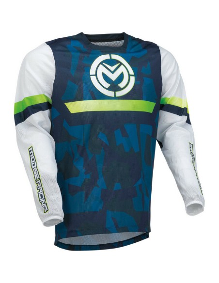 Jersey Moose Racing Sahara Azul/Blanco