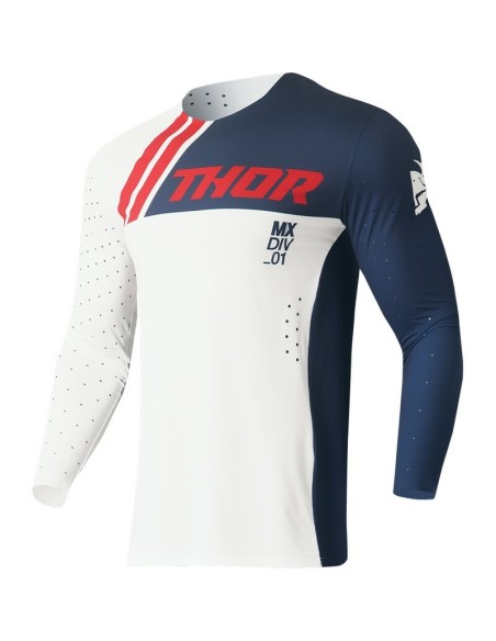 Jersey Thor Prime Drive Blanco/Azul Marino