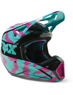 Casco Fox V1 NukLR Turquesa