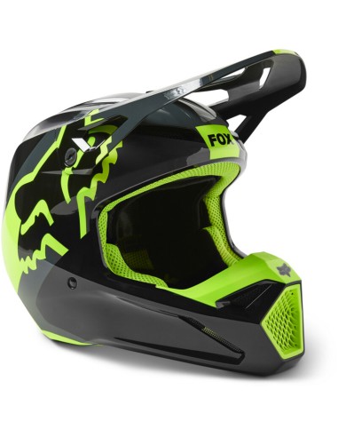 Casco Infantil Fox V1 XPOZR Negro/Gris