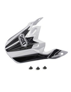Recambio Visera para Casco Shoei V-430 WFX-W Dash Negro/Blanco