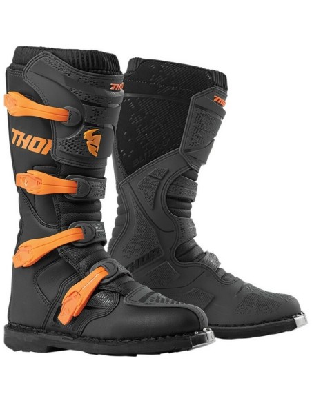 Botas Thor Blitz XP Negro/Naranja