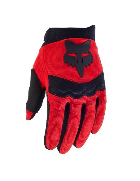 Guantes Infantiles Fox Dirtpaw Rojo Fluor