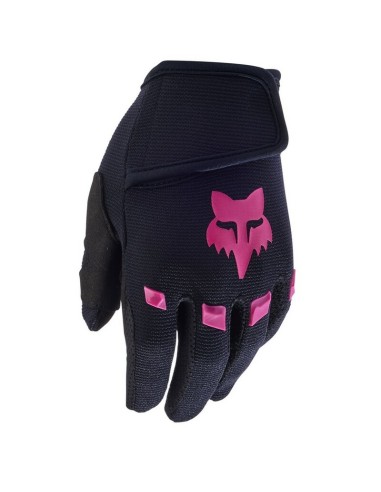 Guantes PeeWee Fox Dirtpaw Negro/Rosa
