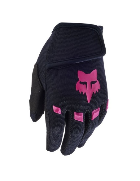 Guantes PeeWee Fox Dirtpaw Negro/Rosa