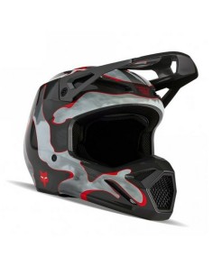 Casco Infantil Fox V1 Atlas Gris/Rojo