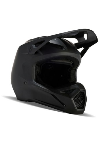 Casco Infantil Fox V1 Negro Mate