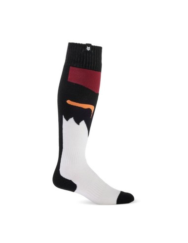 Calcetines Gruesos Fox 180 Flora Negro/Blanco