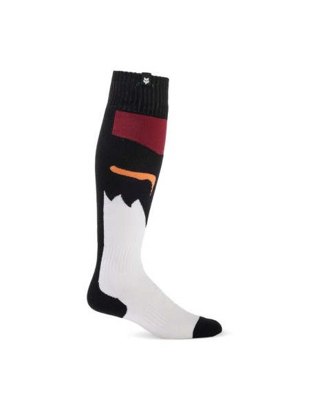 Calcetines Gruesos Fox 180 Flora Negro/Blanco