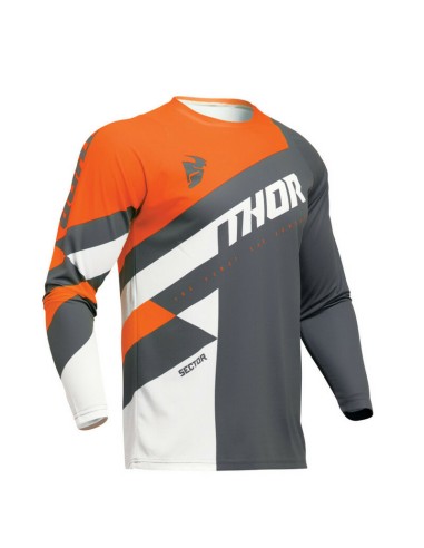 Jersey Thor Sector Checker Gris/Naranja