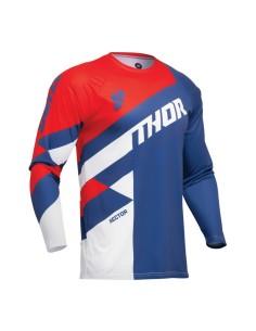 Jersey Thor Sector Checker Azul Marino/Rojo