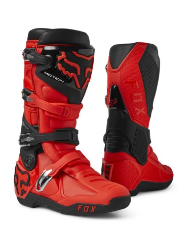 Botas Fox Motion Rojo Fluo