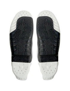 Pareja de Suelas Bota Alpinestars Tech 10 Blanco/Negro Blanco