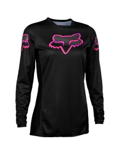 Jersey Mujer Fox 180 Blackout Negro/Rosa