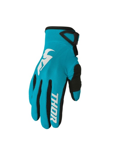 Guantes Mujer Thor Sector Turquesa/Negro