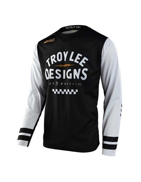 Jersey Troy Lee Designs Scout GP Ride On Negro