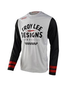 Jersey Troy Lee Designs Scout GP Ride On Blanco