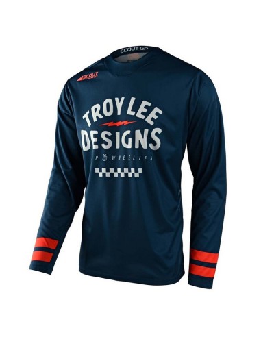 Jersey Troy Lee Designs Scout GP Ride On Azul