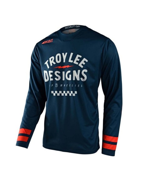 Jersey Troy Lee Designs Scout GP Ride On Azul