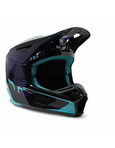 Casco Fox V2 Vizen Negro/Morado