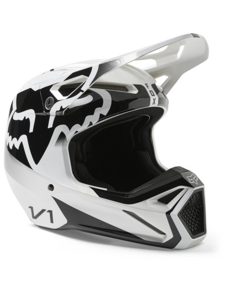 Casco Fox V1 Leed Negro/Blanco
