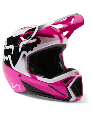 Casco Fox V1 Leed Rosa