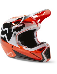 Casco Fox V1 Leed Naranja Fluo