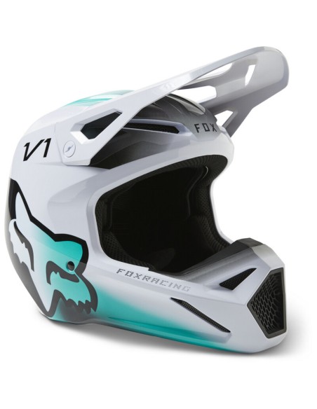 Casco Fox V1 Toxsyk Blanco