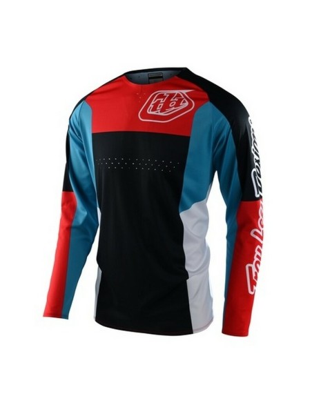 Jersey Troy Lee Designs PRO Quattro SE Azul Marino/Rojo