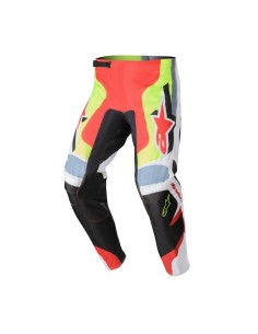 Pantalón Alpinestars Fluid Agent Rojo/Amarillo Fluor