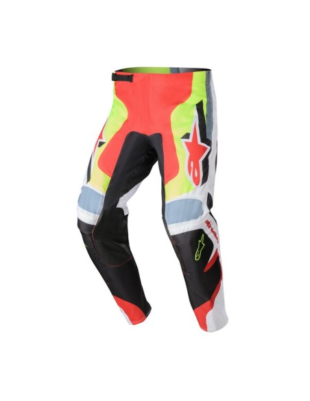 Pantalón Alpinestars Fluid Agent Rojo/Amarillo Fluor