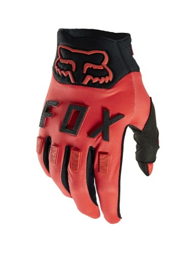 Guantes Fox Defend Wind Off-Road Naranja Fluo